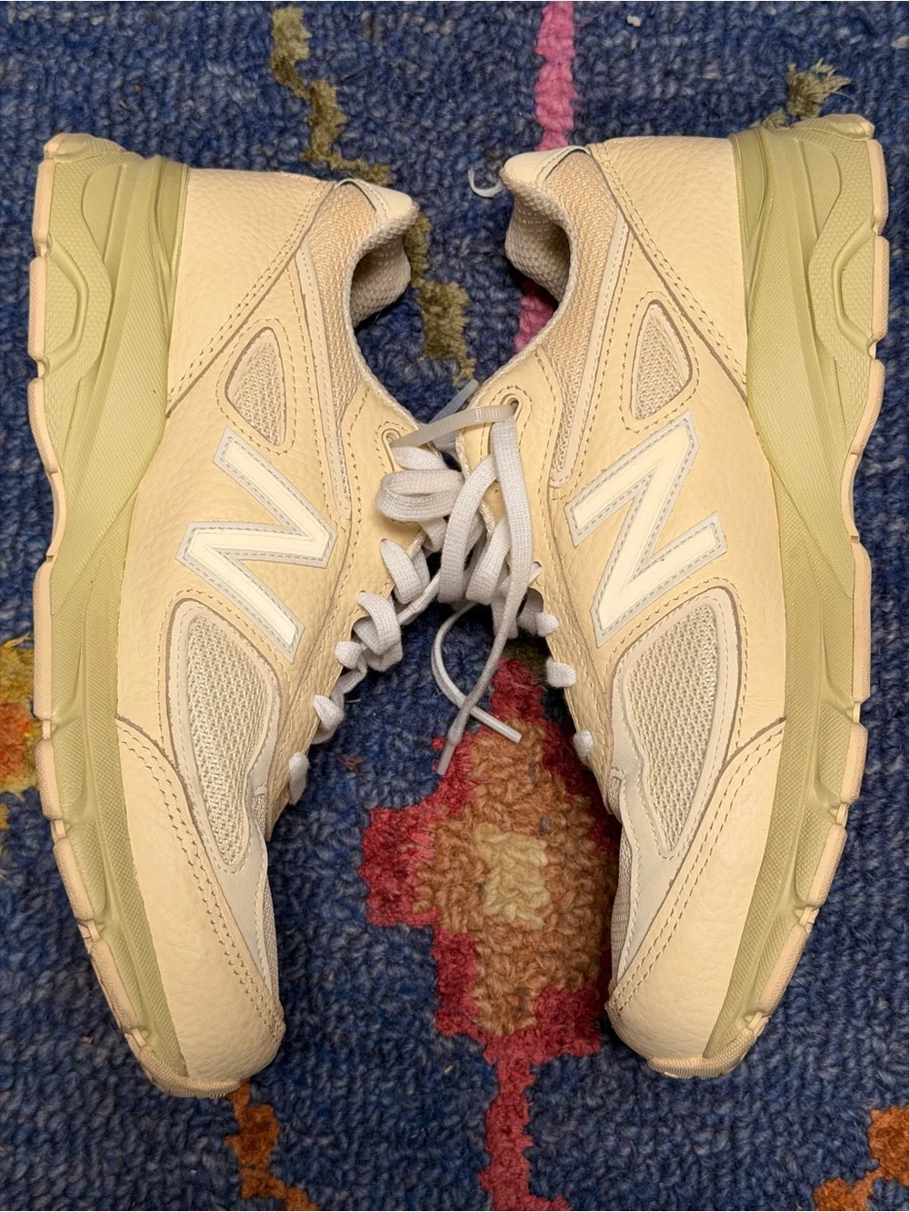 New Balance 990v4 Made in USA U990BO4 Macadamia Nut Morel Men 8 Women 9.5